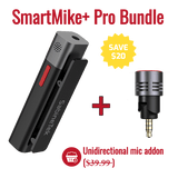 SmartMike+™ is the True Wireless Stereo Mic for Content Creators