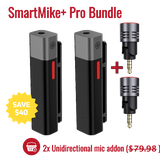 SmartMike+™ is the True Wireless Stereo Mic for Content Creators